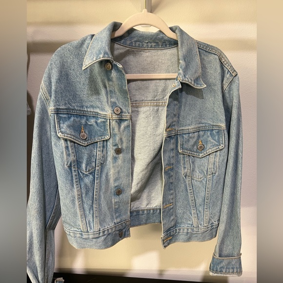 Brandy Melville Jackets & Coats Cropped Denim Jacket Poshmark